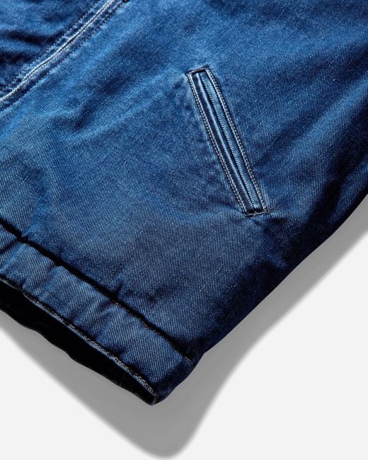 Carhartt Blue Men S Og Detroit Jacket / Dark Navy (stone Washed) for men