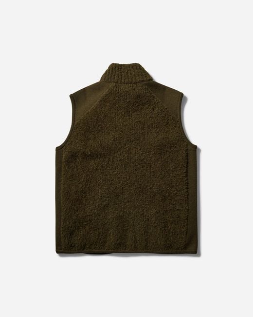 Comme des Garçons Green S Wool Vest Khaki for men