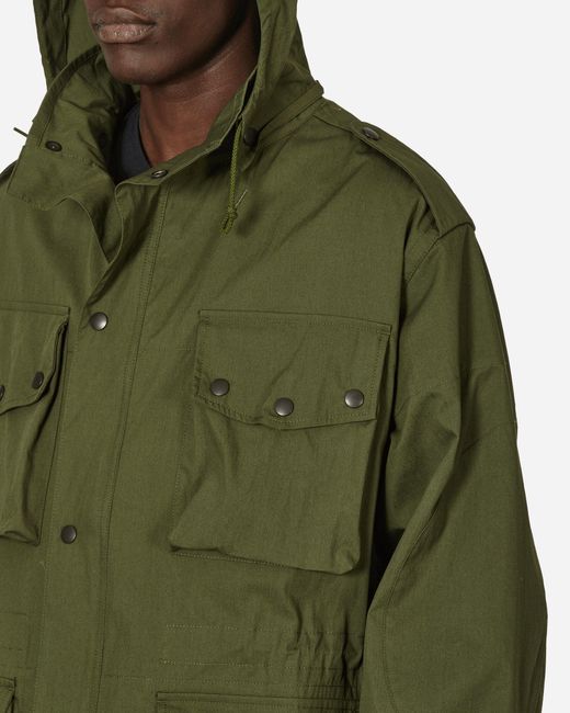 Needles Green C/N Oxford Cloth Field Coat for men