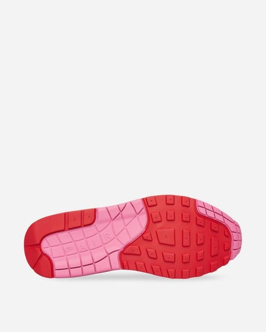 Nike Air Max 1 Premium Sneakers Playful Pink / University Red for men