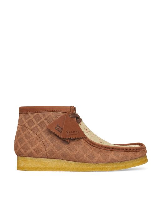Clarks Suede Sweet Chick Wallabee Boots in Brown for Men - Lyst