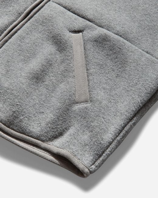 Cav Empt Gray Men S Pw Fleece Zip Up Jacket for men