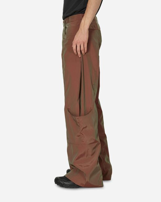 LUEDER Brown Drifter N.2 Cargo Pants Rust for men