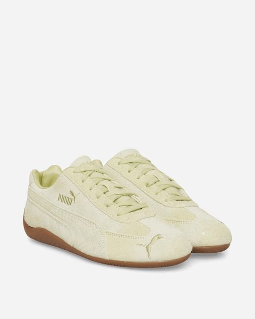 PUMA White Daniëlle Cathari Speedcat Washed Sneakers Pistachio for men