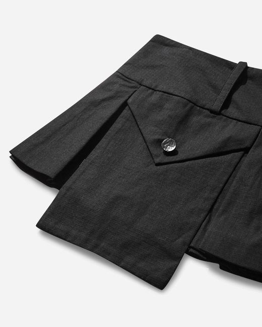 Nii HAI Black Women S Overpacker Mini Skirt