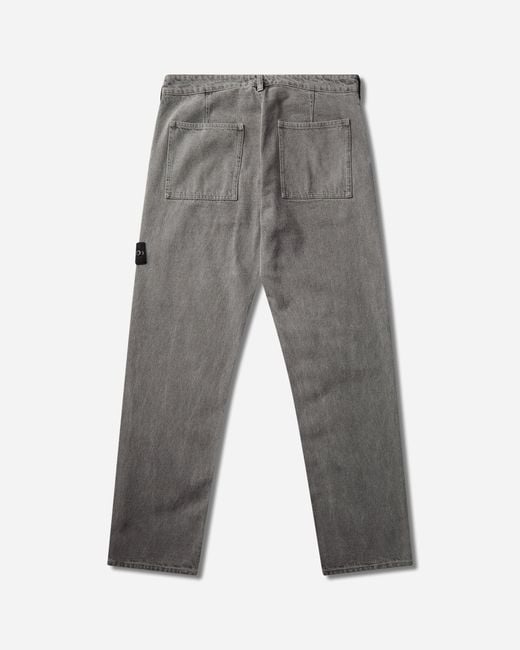 Stone Island Gray S Mineral Dyed Chino Trousers for men