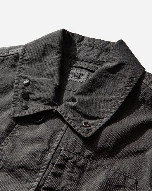 C P Company Gray Men S Panama-r Bomber Jacket Gunmetal for men