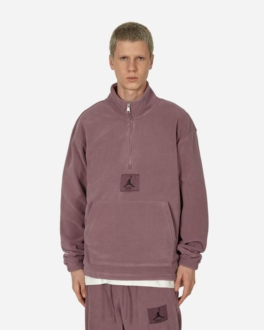Nike Purple Essentials Winterized Fleece Half-zip Sweatshirt Sky J Mauve for men