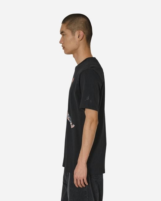 Nike Black Jumpman Watercolor T-Shirt for men