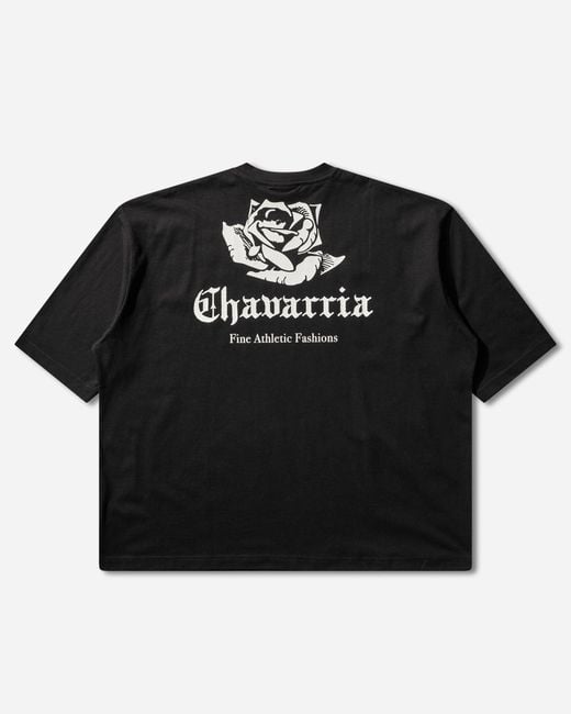 Adidas Black Men S Willy Chavarria Logo Shortsleeve T-shirt for men