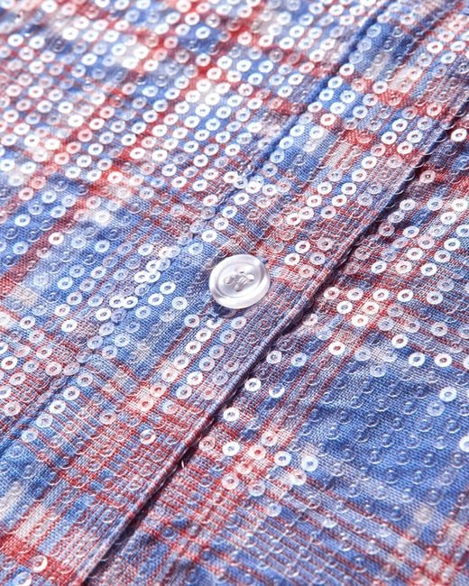 AFB Purple Spangle Shortsleeve Shirt for men