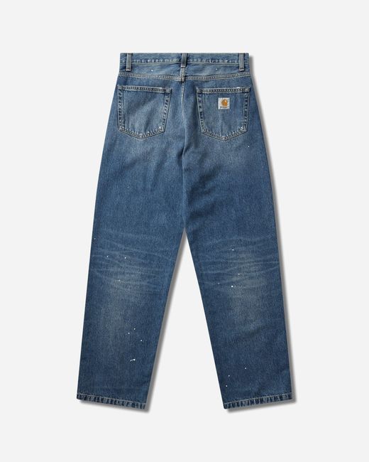 Carhartt Blue S Landon Pants (Destroy Wash) for men