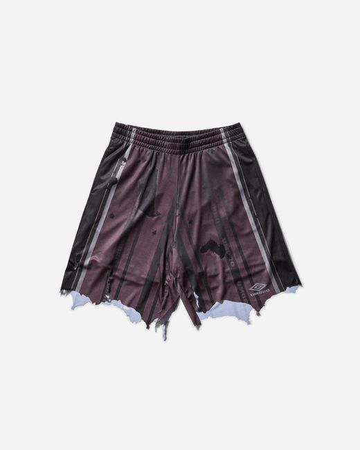 Umbro Men S Distressed Shorts Purple / Black for men