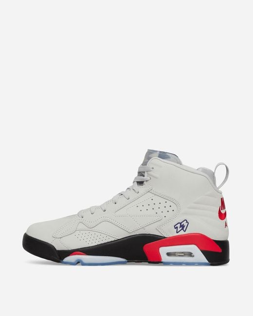Nike White Air Jordan Jumpman Mvp Sneakers Neutral Grey / University Red for men