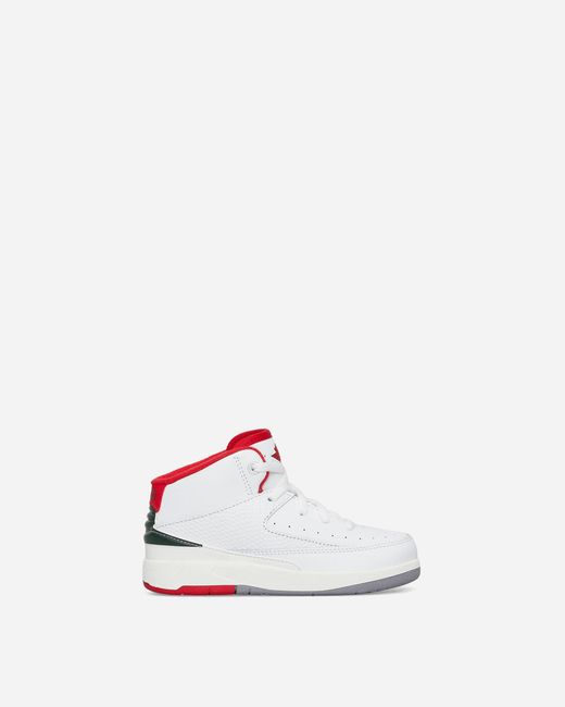 Nike Air Jordan 2 Retro (ps) Sneakers White / Fire Red / Fir / Sail for men