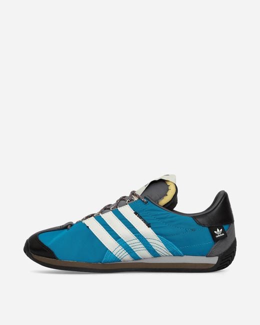 Adidas Blue Sftm Country Og Low Sneakers Active Teal / Core Black / Ash for men