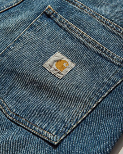 Carhartt Blue Men S Brandon Pants (worn Washed) for men