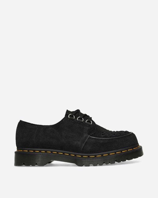 Dr. Martens Black Ramsey Woven Suede Creepers for men