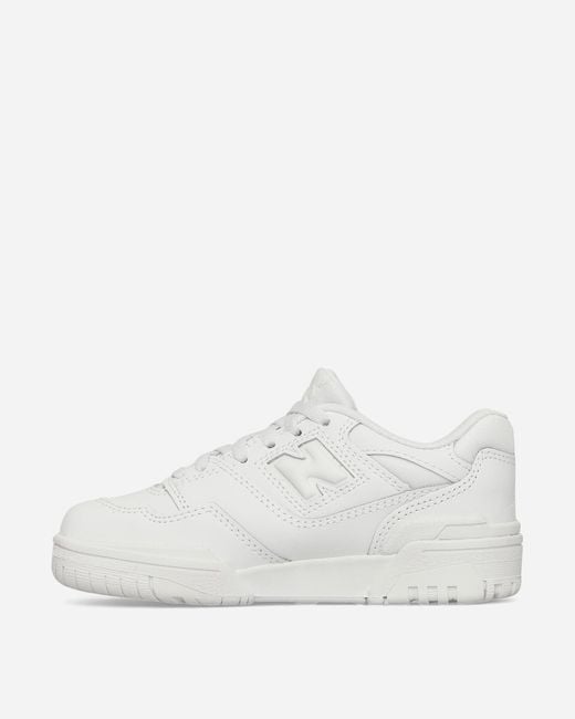 New Balance White 550 Sneakers (Ps)
