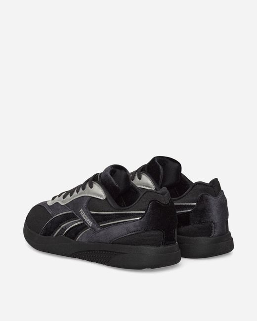 Reebok Black Pleasures Hammer Street Sneakers / Silver for men