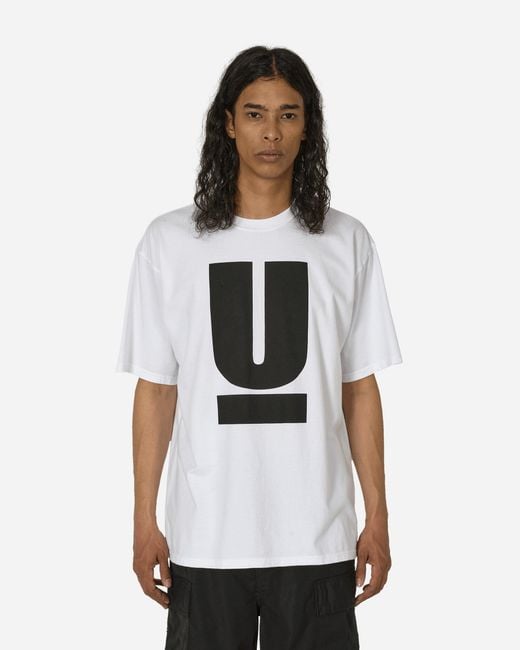 Undercover White U Signature T-shirt for men