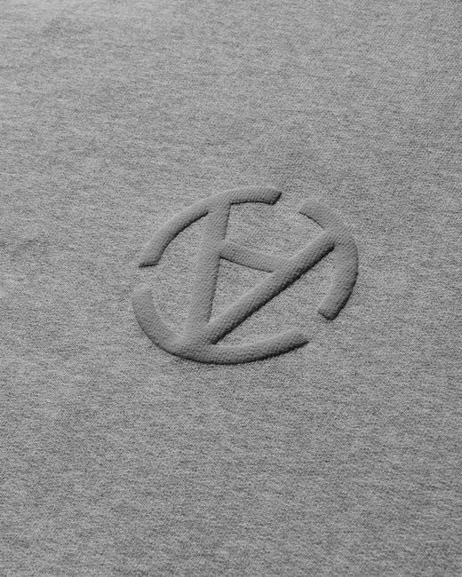 SLAM JAM Gray Graphic Hooded Sweatshirt for men