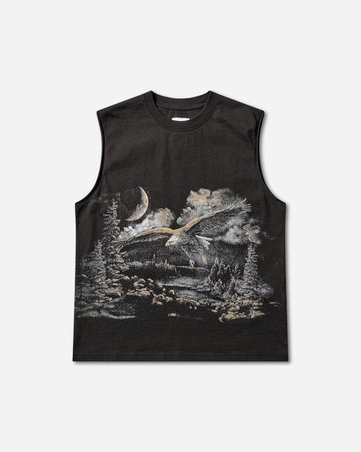 Roa Black Men S Fai Sleeveless T-shirt Washed for men