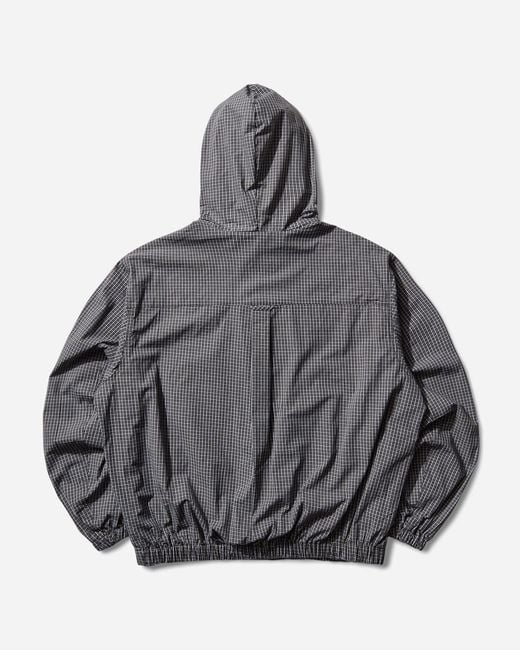Umbro Gray Gingham Masked Shirt Coffee for men