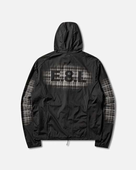 Roa Black Eightlines Hue Packable Wind Jacket for men