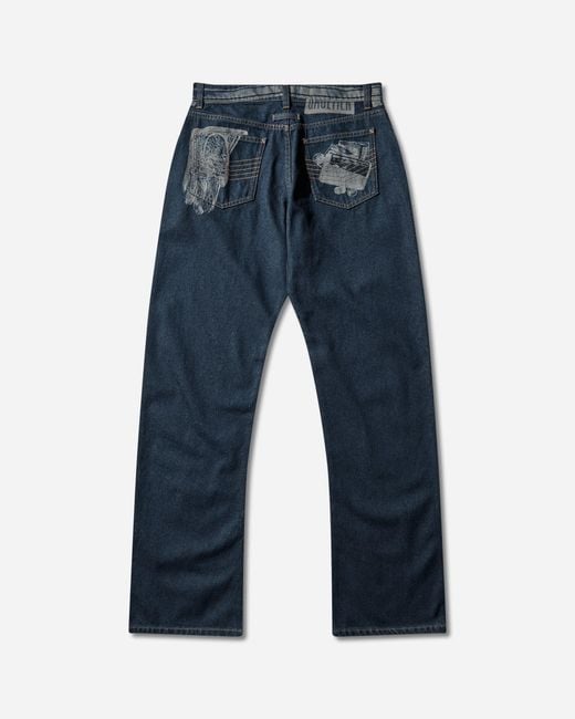 Jean Paul Gaultier Blue Women S Trompe L Œil Jeans Indigo