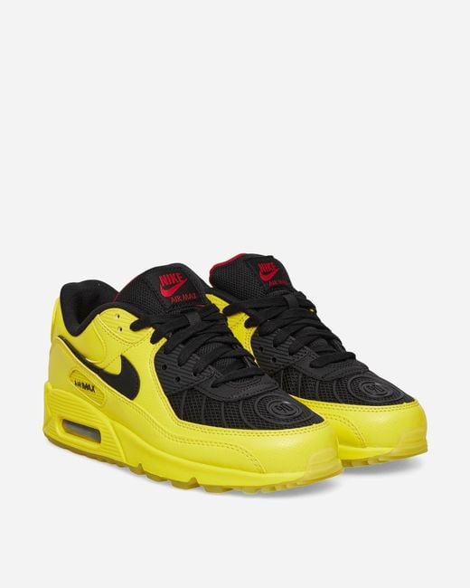 Nike Yellow Air Max Laser 90 Sneakers Zest for men