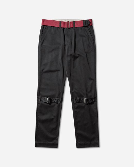 Undercover Black Men S Straps Trousers for men