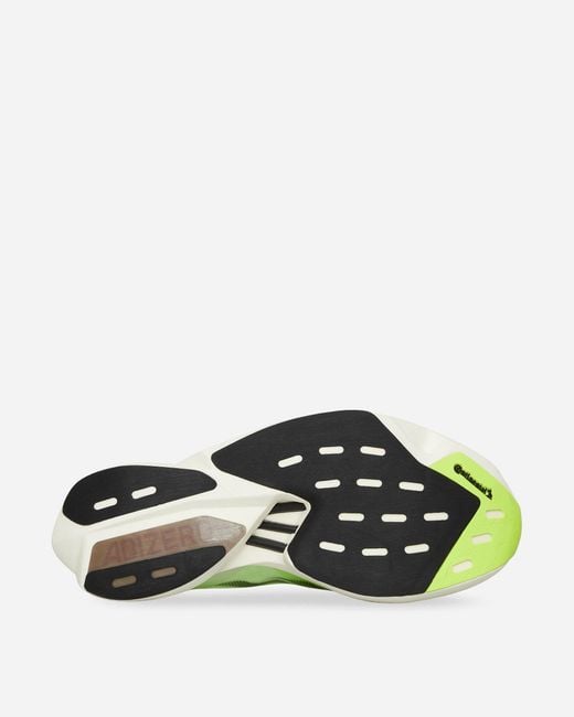 Adidas Adizero Adios Pro 3 Green Sneakers Spark / Aurora Met for men