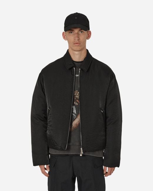 Acne Black Puffer Down Jacket for men