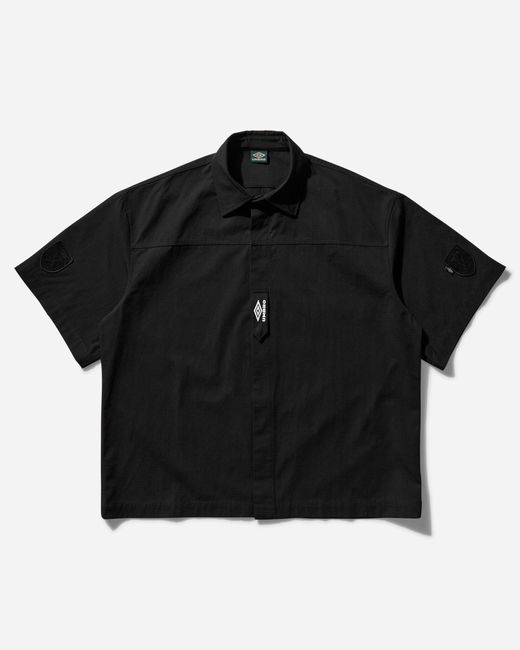 Umbro Black Men S Tactical Shortsleeve Shirt Washed for men