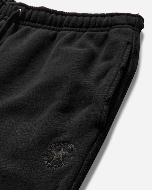 Converse Black Slam Jam Destroyed Sweatpants for men