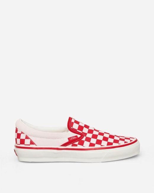 Vans Red Classic Slip-on Reissue 98 Sneakers Racing for men