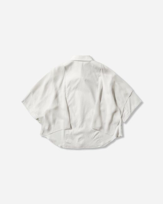 Undercover White S Layered Georgette Shirt