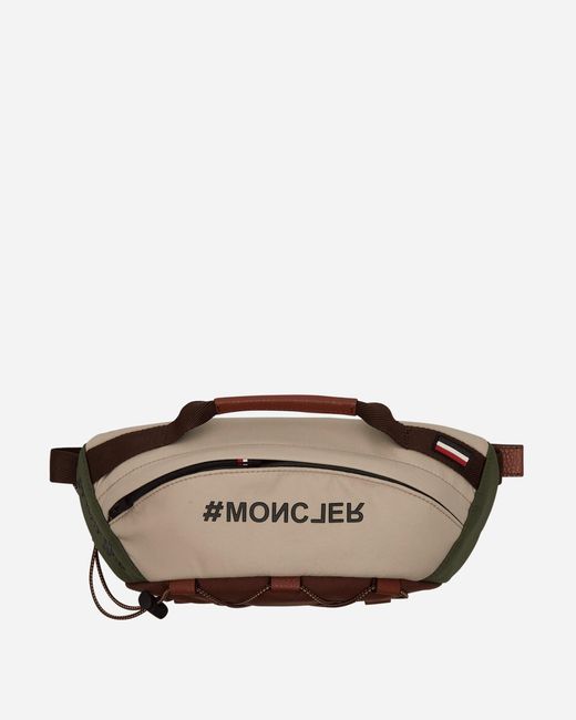 3 MONCLER GRENOBLE Brown Day-namic Belt Bag / Green / Orange for men