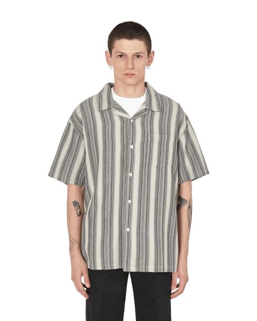 Stussy Multicolor Waffle Stripe Shortsleeve Shirt for men