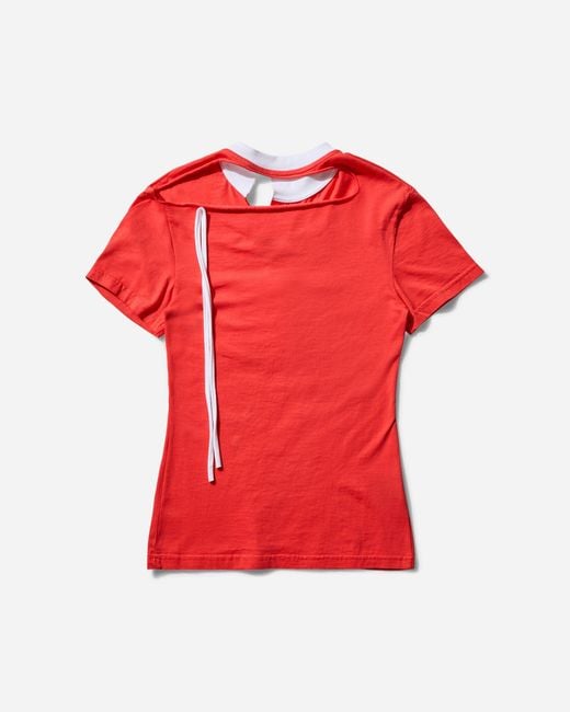 OTTOLINGER Red Cut Out T-Shirt
