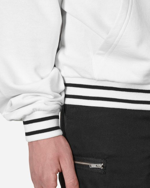 SLAM JAM White Gaznevada Graphic Hooded Sweatshirt for men