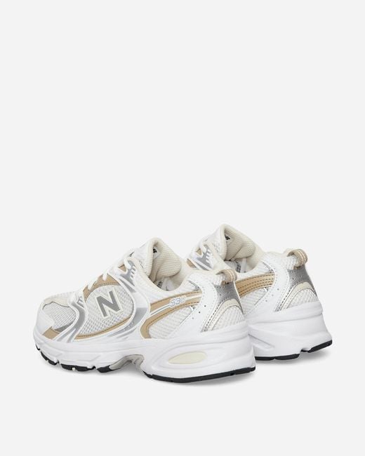 New Balance White 530 Sneakers / Rose