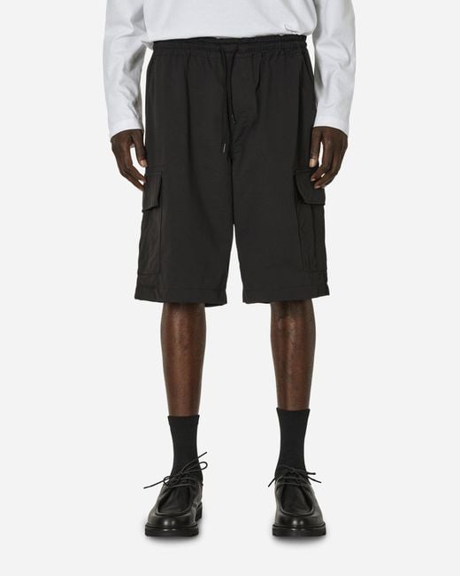 Comme des Garçons Black Garment Dyed Cargo Shorts for men