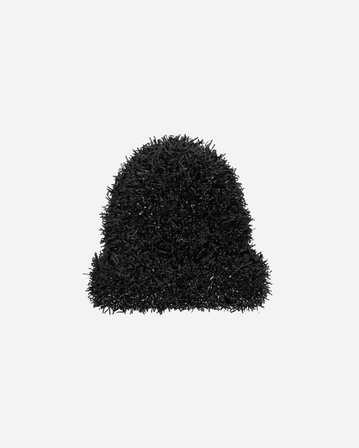 Undercover Black Film Fringe Knit Cap