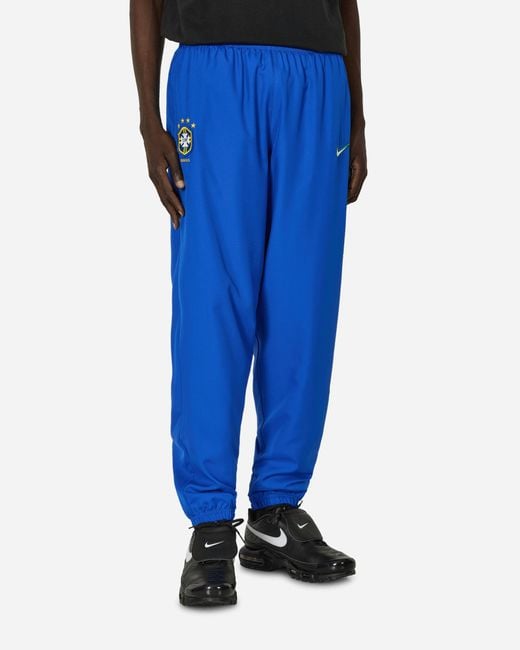 ウェア Nike Brazil 1998 Reissue Track Pants Nike Brazil Re-issue 1998 Track Pant - Lyon Blue/White