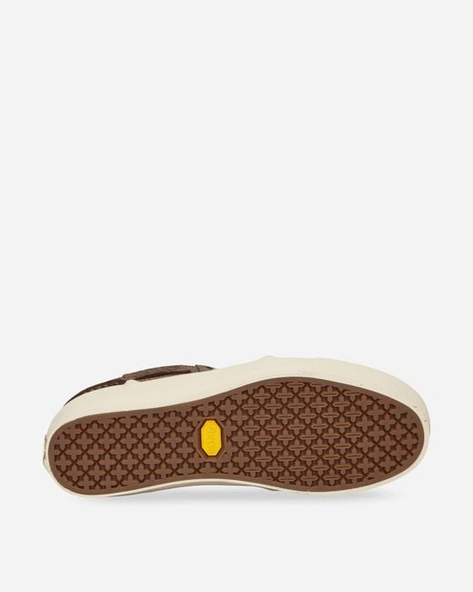 Vans Brown Half Cab 33 Moc Vibram Classic Leather Sneakers Potting Soil for men