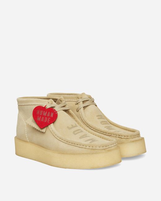 Clarks Human Made Wallabee Shoes Maple in Natural for Men | Lyst