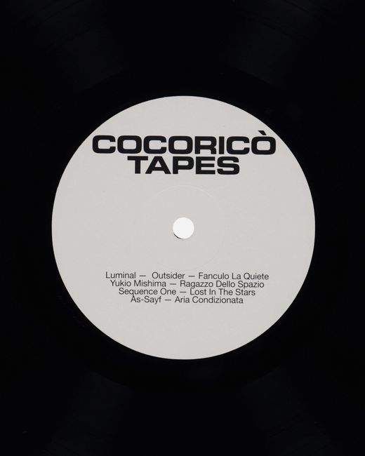SLAM JAM Black Cocoricò Tapes Vinyl for men