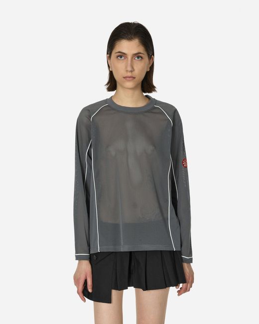 Cav Empt Gray Mesh Raglan Colour Longsleeve T-Shirt for men
